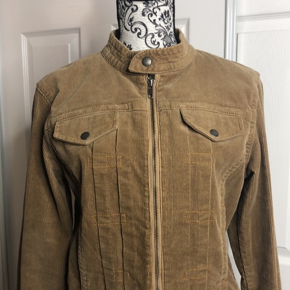 Tommy Hilfiger Brown Tan Long Sleeve Jacket Stretch M - Picture 2 of 7